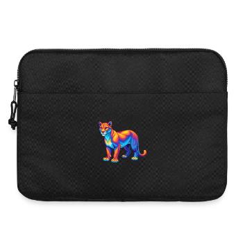 Bunte Kawaii Cartoon Figur Clipart - Laptoptasche 15" - Schwarz - Vorne
