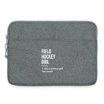 Field Hockey - Laptop bag 15" - heather grey - Front