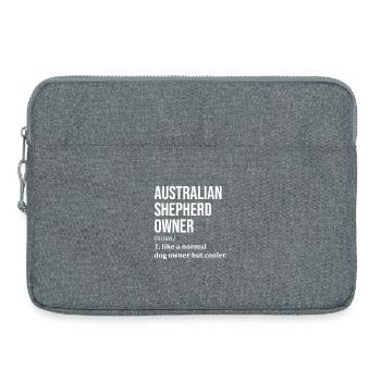 Berger australien - Sacoche pour ordinateur portable 15 pouces - gris chiné - Devant