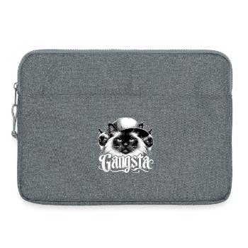 Heilige Birma Katze Birmakatze Trio Gangsta Gesche - Laptoptasche 15" - Grau meliert - Vorne