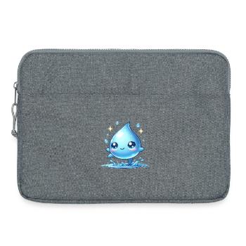 Water - Laptop bag 15" - heather grey - Front
