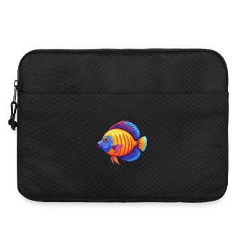 Kaiser Kaiserfisch Bunte Kawaii Cartoon Clipart - Laptoptasche 15" - Schwarz - Vorne