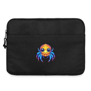 Seespinne Buntes Kawaii Cartoon Meerestier - Laptoptasche 15" - Schwarz - Vorne