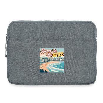 Born to be Arritz - Sacoche pour ordinateur portable 15 pouces - gris chiné - Devant