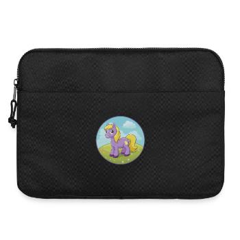 Pony Cute Kawaii Cartoon Clipart Animal Pet - Laptop bag 15" - black - Front