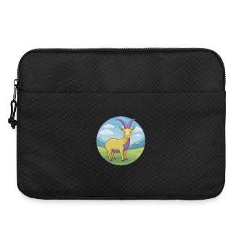 Ibex Cute Kawaii Cartoon Clipart Animal Pet - Laptop bag 15" - black - Front