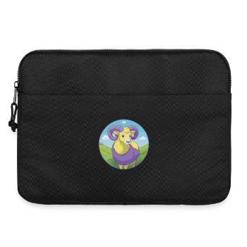 Ram Niedliche Kawaii Cartoon Clipart Tier Haustier - Laptoptasche 15" - Schwarz - Vorne