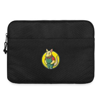 Armadillo Cute Kawaii Cartoon Clipart Pet Animal - Laptop bag 15" - black - Front
