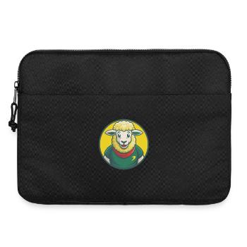Sheep Cute Kawaii Cartoon Clipart Pet Animal - Laptop bag 15" - black - Front