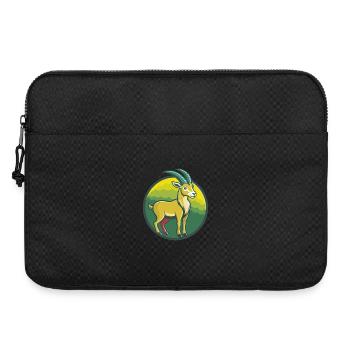 Ibex Cute Kawaii Cartoon Clipart Pet Animal - Laptop bag 15" - black - Front
