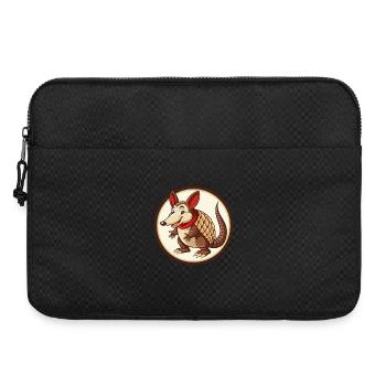 Armadillo Colorful Kawaii Cartoon Character Pet - Laptop bag 15" - black - Front