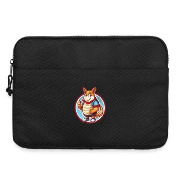 Armadillo Funny Kawaii Cartoon Clipart Animal Pet - Laptop bag 15" - black - Front