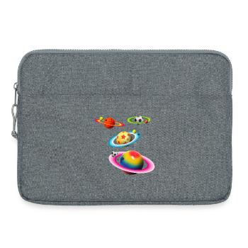 Boules Planètes - Sacoche pour ordinateur portable 15 pouces - gris chiné - Devant