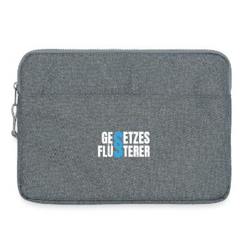 Gesetzesflüsterer Anwalt Richter Paragraph Gesetz - Laptoptasche 15" - Grau meliert - Vorne