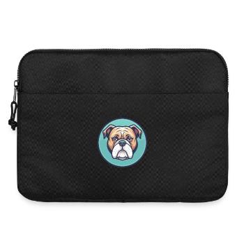 Alapaha Blue Blood Bulldog Hunderasse Lustige Karikatur - Laptoptasche 15" - Schwarz - Vorne