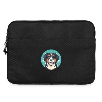 Cane Di Oropa Dog Breed Cartoon Kawaii Clipart Pet - Laptop bag 15" - black - Front