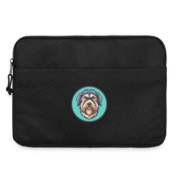 Brikett Griffon Vendeen Hunderasse Karikatur Kawaii - Laptoptasche 15" - Schwarz - Vorne