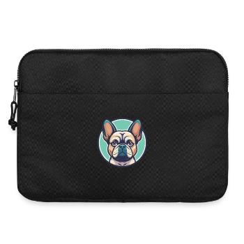 Braque Francais Dog Breed Cartoon Kawaii Clipart - Laptop bag 15" - black - Front