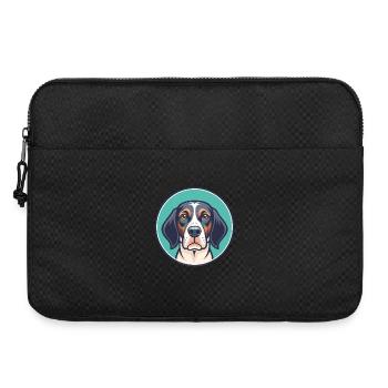Burgos pointeur chien race dessin animé Kawaii Clipart - Sacoche pour ordinateur portable 15 pouces - noir - Devant