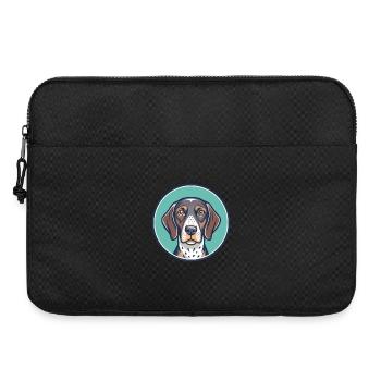 German Shorthaired Pointer Dog Breed Funny Cartoon - Laptop bag 15" - black - Front
