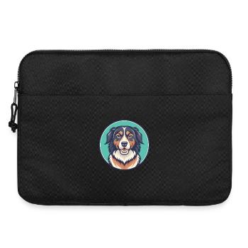 Maremmano Abruzzese Chien Chien Race Dessin Animé Animal - Sacoche pour ordinateur portable 15 pouces - noir - Devant