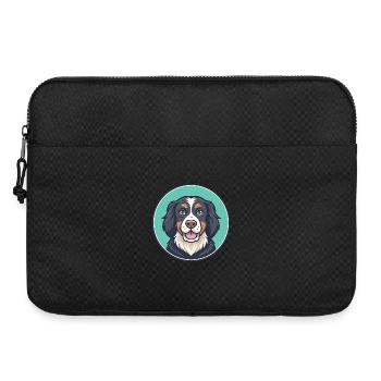 Moskau Wasser Hund Rasse Cartoon Kawaii Clipart Haustier - Laptoptasche 15" - Schwarz - Vorne