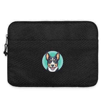 Heiliger Miguel Vieh Hund Rasse Lustige Karikatur Kawaii - Laptoptasche 15" - Schwarz - Vorne