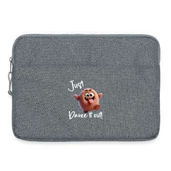 Il suffit de danser ! - Sacoche pour ordinateur portable 15 pouces - gris chiné - Devant