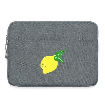 CITRON AGRUMES - Sacoche pour ordinateur portable 15 pouces - gris chiné - Devant