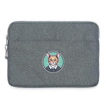 Australische Nebelkatzenrasse Cartoon Kawaii Tier - Laptoptasche 15" - Grau meliert - Vorne