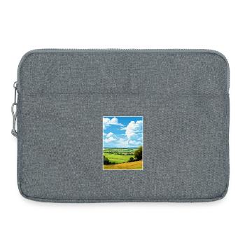 Kent Downs Aonb Reise Poster Souvenir Farbe WPA - Laptoptasche 15" - Grau meliert - Vorne