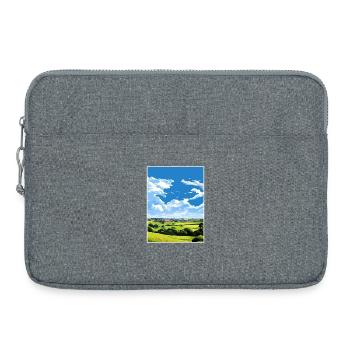 Dedham Vale Aonb Affiche de voyage Souvenir Peinture WPA - Sacoche pour ordinateur portable 15 pouces - gris chiné - Devant