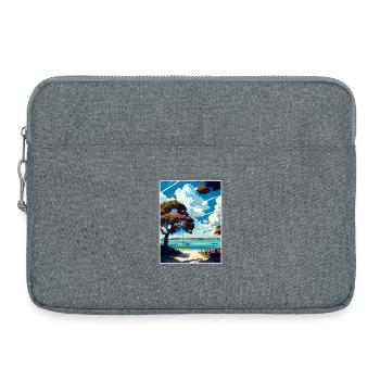 Chichester Harbour Anob Travel Poster Souvenir WPA - Laptop bag 15" - heather grey - Front