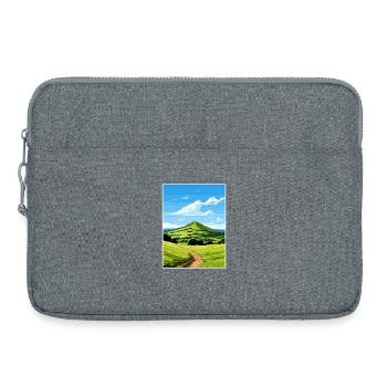 Malvern Hills Aonb Reise Poster Souvenir Farbe WP - Laptoptasche 15" - Grau meliert - Vorne