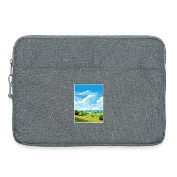 Mendip Hills Aonb Reise Poster Souvenir Farbe WPA - Laptoptasche 15" - Grau meliert - Vorne