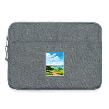 Quantock Hills Aonb Vintage Reiseposter Souvenir - Laptoptasche 15" - Grau meliert - Vorne