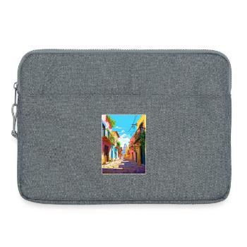 Tequila Mexiko Reise Poster Souvenir Malerei WPA - Laptoptasche 15" - Grau meliert - Vorne