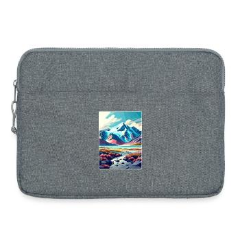 Wrangell St Elias National Park Travel Poster WPA - Laptop bag 15" - heather grey - Front