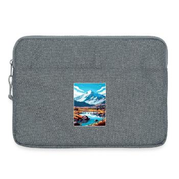 Wrangell St Elias National Park Travel Poster WPA - Laptop bag 15" - heather grey - Front