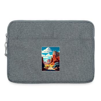 Capitol Reef Nationalpark Reiseposter Souvenir - Laptoptasche 15" - Grau meliert - Vorne