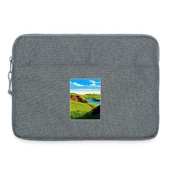 St Andrews Golf Course Scotland Andrew Travel Card - Laptop bag 15" - heather grey - Front