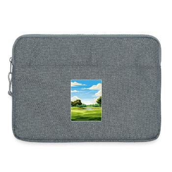 Olympi Fields Golf Club Reiseposter Souvenir - Laptoptasche 15" - Grau meliert - Vorne