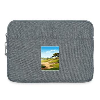 Torrey Pines Golf Course Travel Poster Souvenir - Laptop bag 15" - heather grey - Front
