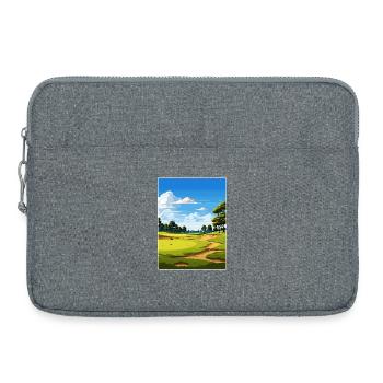 Olympi Fields Golf Club Reiseposter Souvenir - Laptoptasche 15" - Grau meliert - Vorne