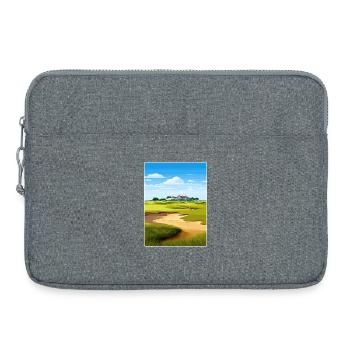 Kiawah Island Golf Club Affiche de voyage Souvenir WPA - Sacoche pour ordinateur portable 15 pouces - gris chiné - Devant