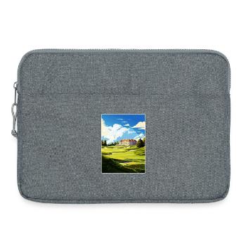 Congressional Golf Club Affiche de voyage Souvenir WPA - Sacoche pour ordinateur portable 15 pouces - gris chiné - Devant
