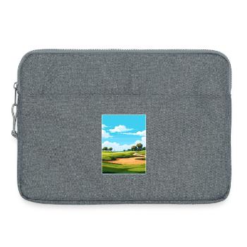 Tpc Sawgrass Golf Course Travel Poster Souvenir - Laptop bag 15" - heather grey - Front
