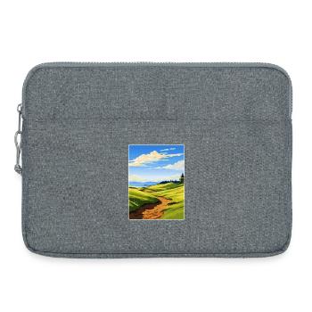 Chambers Bay Golf Club Reiseposter Souvenir WPA - Laptoptasche 15" - Grau meliert - Vorne