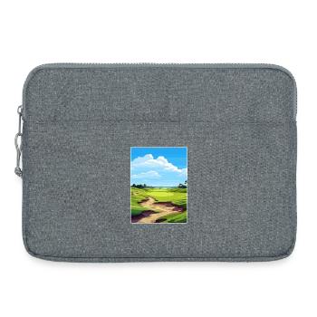 Kiawah Island Golf Club Affiche de voyage Souvenir WPA - Sacoche pour ordinateur portable 15 pouces - gris chiné - Devant