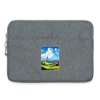 Odenwald Deutschland Reise Poster Souvenir Farbe WPA - Laptoptasche 15" - Grau meliert - Vorne